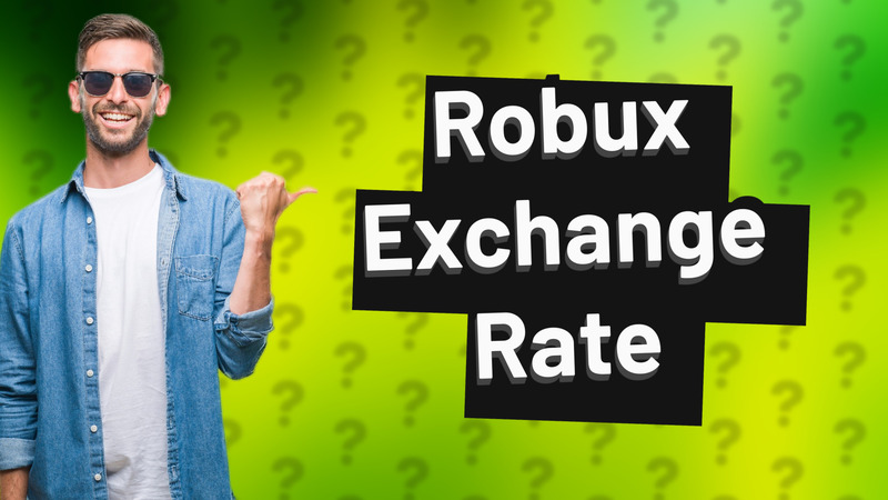 Robux Exchange Rate