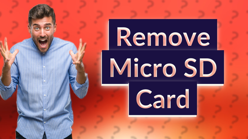 Remove Micro SD Card