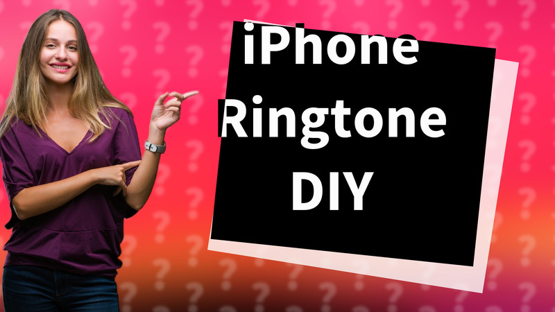 iPhone Ringtone DIY