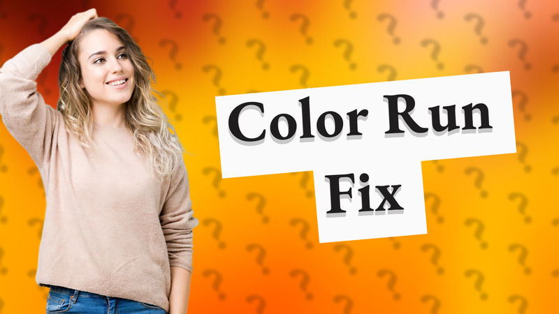 Color Run Fix