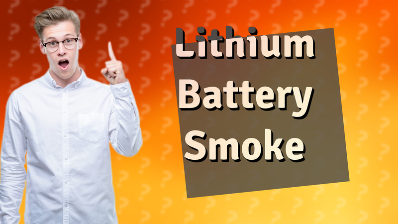 Lithium Battery Smoke