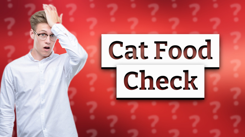 Cat Food Check