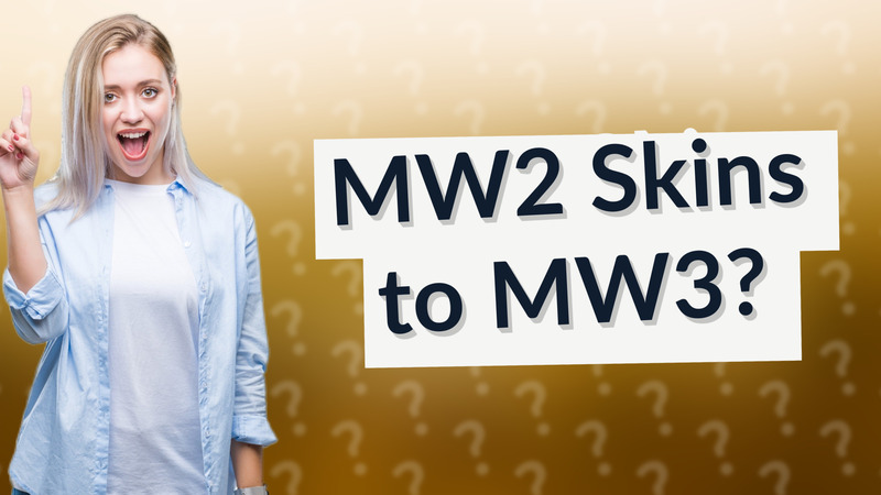 MW2 Skins to MW3?