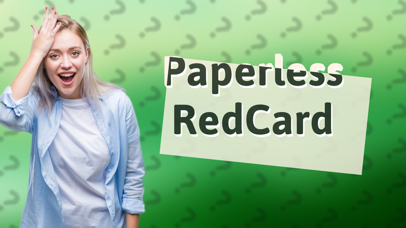 Paperless RedCard
