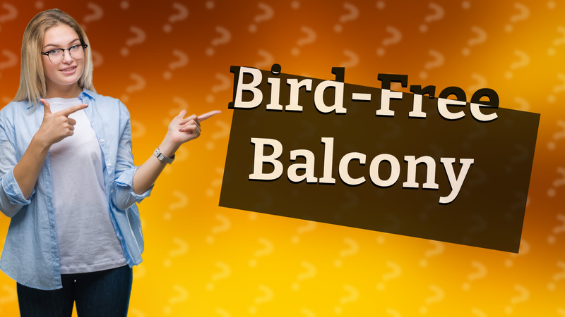 Bird-Free Balcony