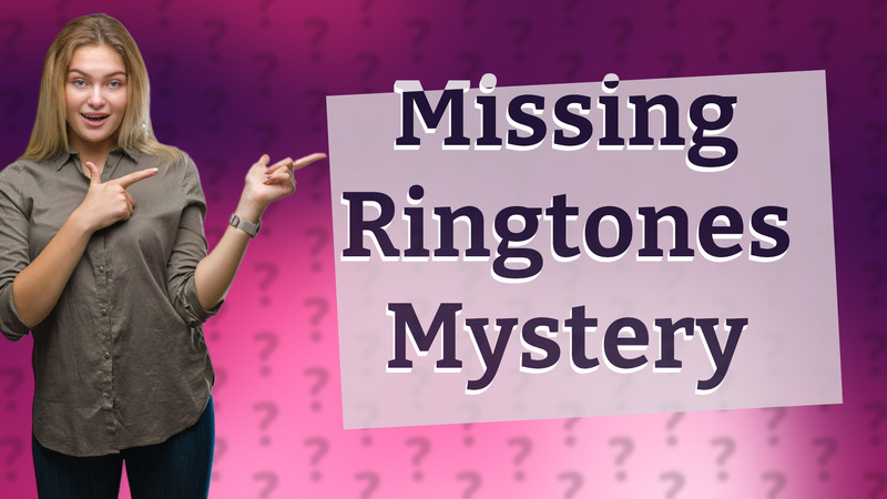 Missing Ringtones Mystery
