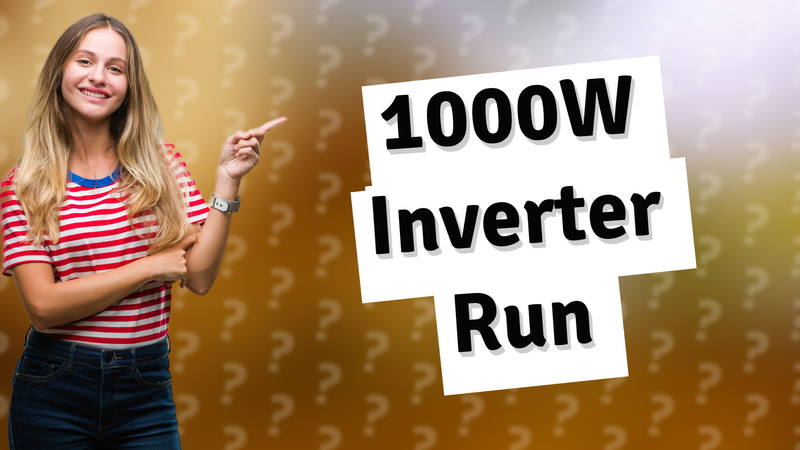 1000W Inverter Run