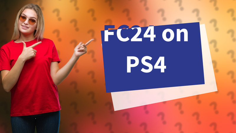 FC24 on PS4