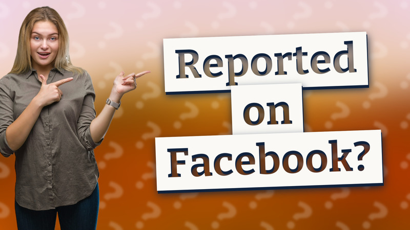 Reported on Facebook?