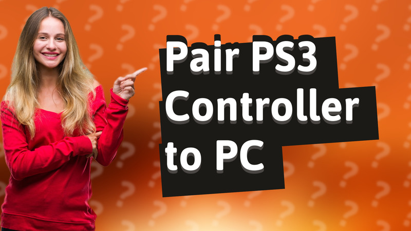 Pair PS3 Controller to PC