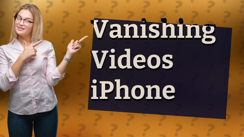 Vanishing Videos iPhone