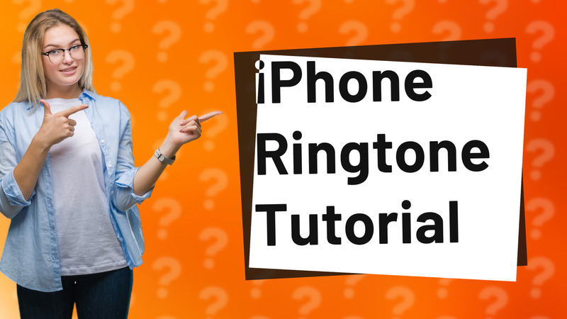 iPhone Ringtone Tutorial