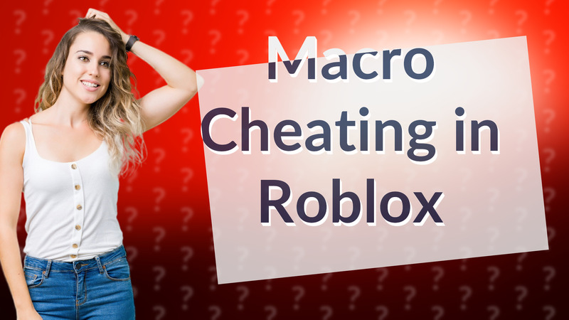 Macro Cheating in Roblox