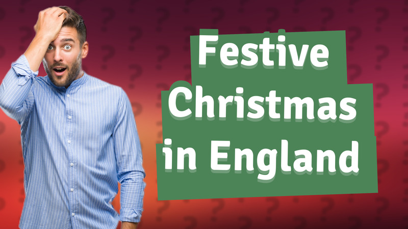 Festive Christmas in England