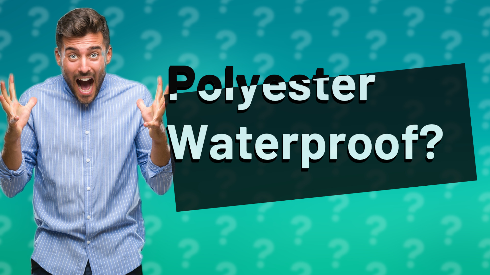 Polyester Waterproof?