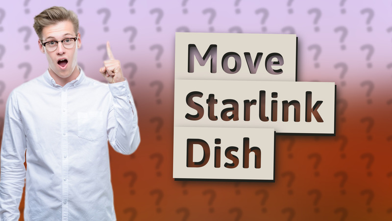 Move Starlink Dish