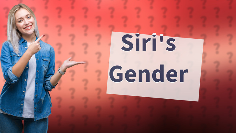 Siri's Gender