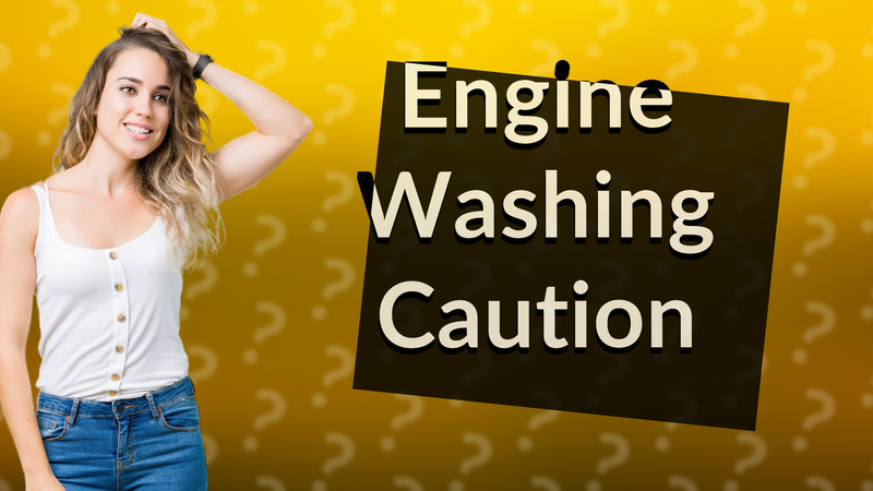 Engine Washing Caution