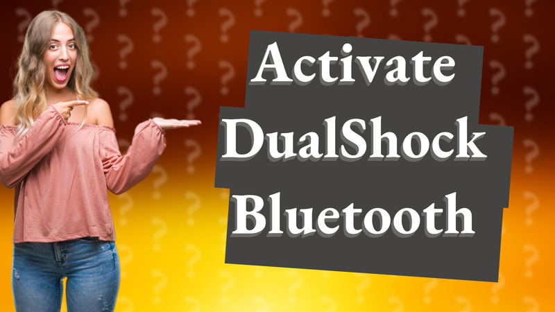 Activate DualShock Bluetooth