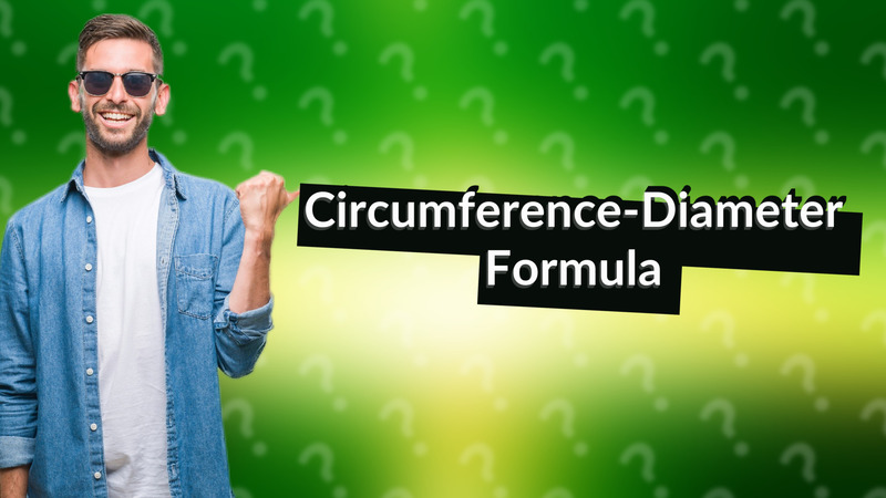 Circumference-Diameter Formula