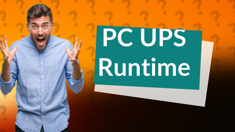 PC UPS Runtime