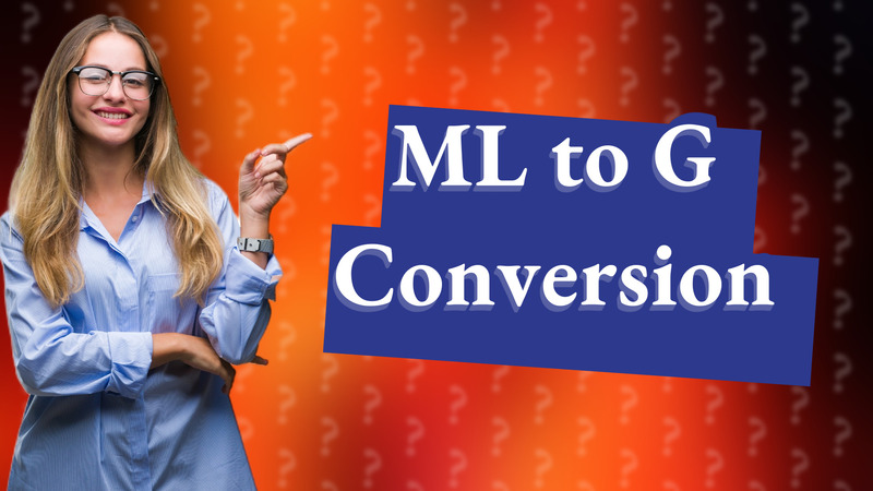 ML to G Conversion