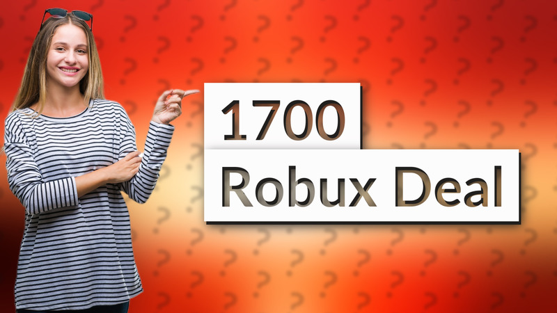 1700 Robux Deal