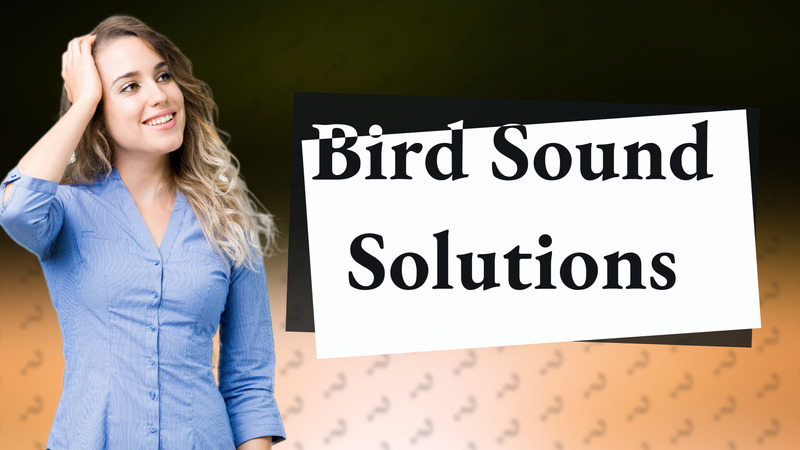 Bird Sound Solutions