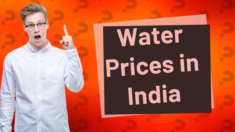 Water Prices in India