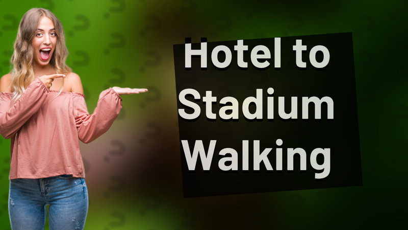 Hotel to Stadium Walking