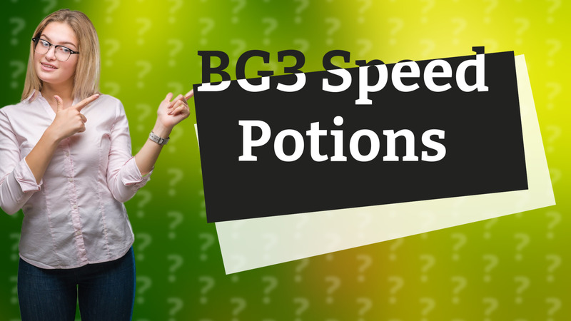 BG3 Speed Potions