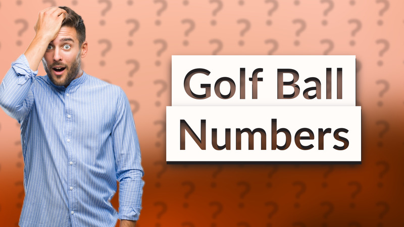 Golf Ball Numbers
