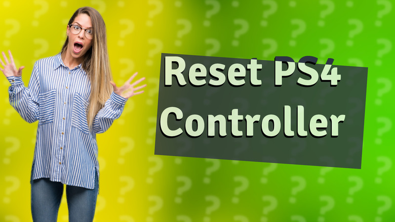 Reset PS4 Controller