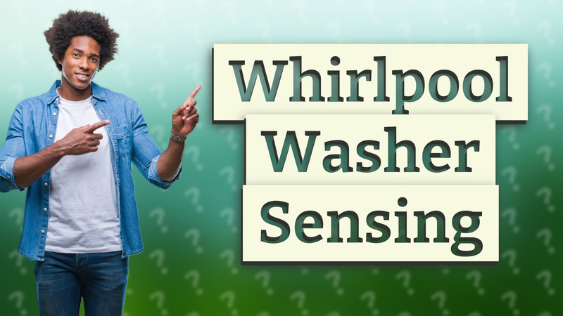 Whirlpool Washer Sensing