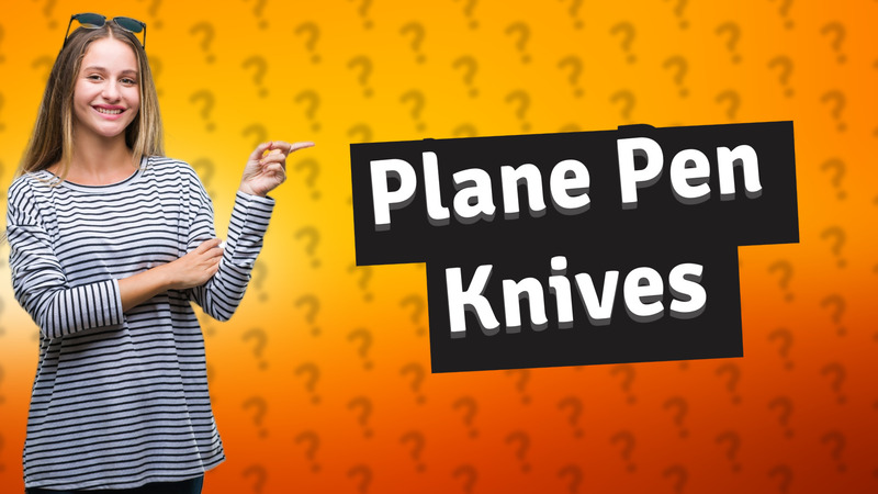 Plane Pen Knives