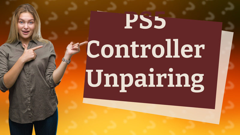PS5 Controller Unpairing
