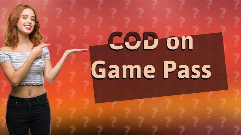 COD on Game Pass