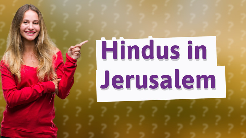 Hindus in Jerusalem