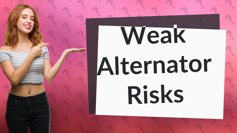 Weak Alternator Risks