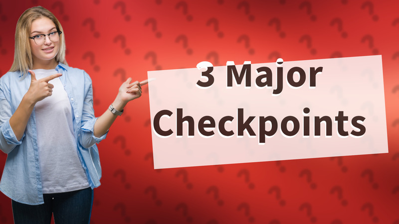 3 Major Checkpoints