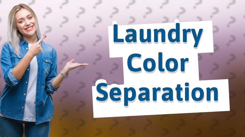 Laundry Color Separation