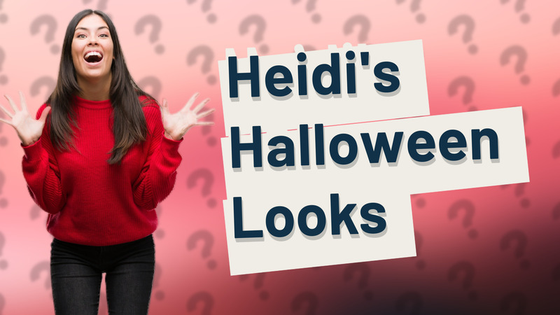 Heidi's Halloween Looks