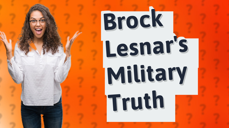 Brock Lesnar's Military Truth