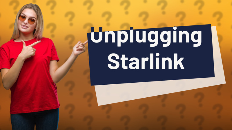 Unplugging Starlink