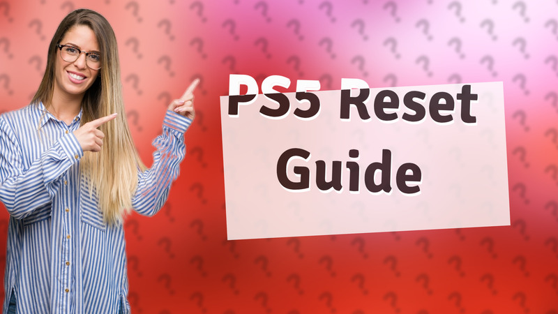 PS5 Reset Guide