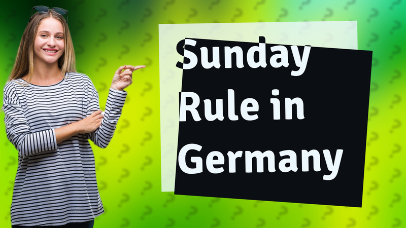 Sunday Rule in Germany