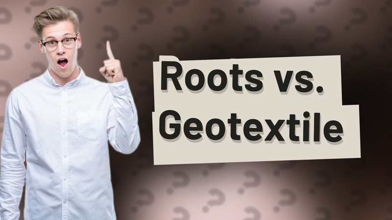 Roots vs. Geotextile