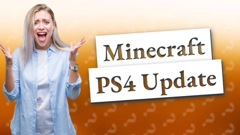 Minecraft PS4 Update