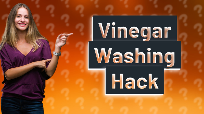 Vinegar Washing Hack
