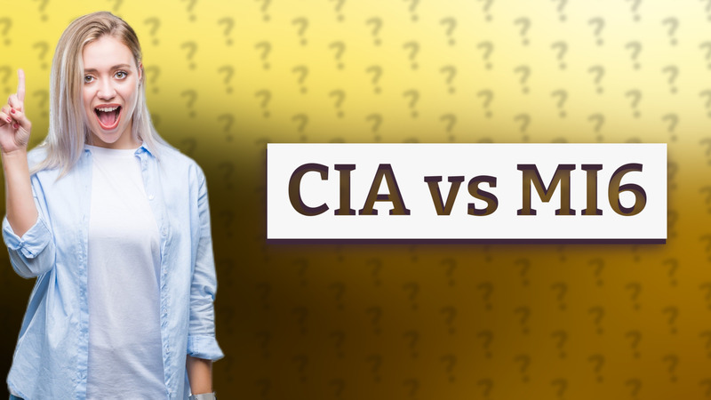 CIA vs MI6